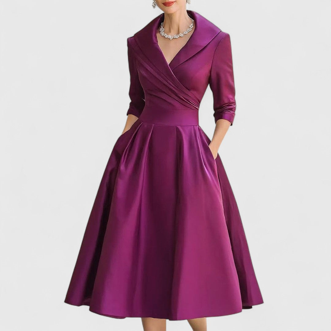 Magdalena - Elegantes Midi-Kleid