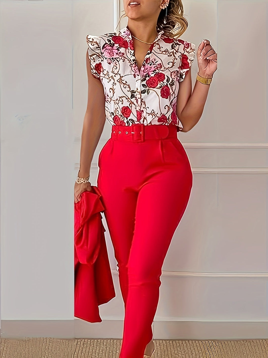 Marie | Elegantes Set mit Flügelärmeln