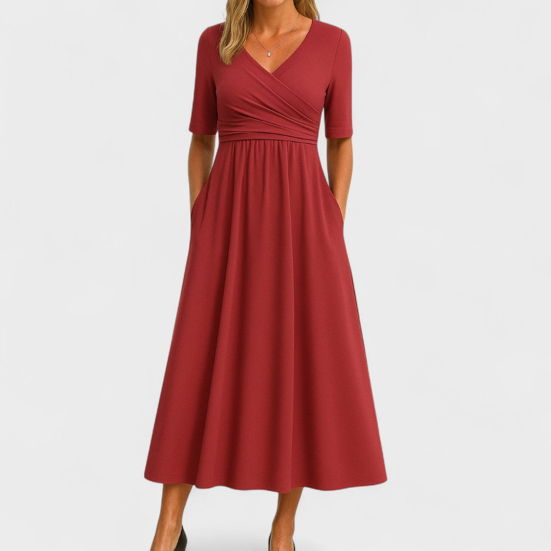 Alexandra - Elegante Midi-Kleid