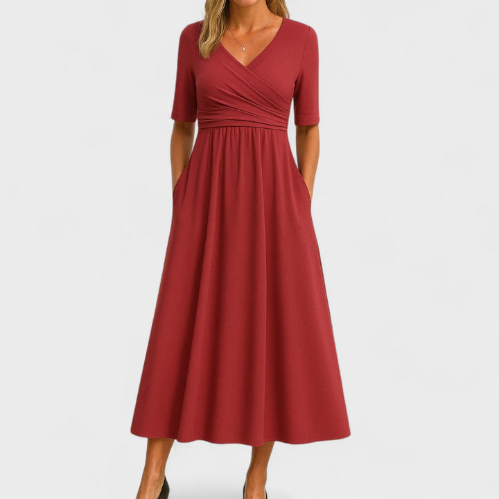 Alexandra - Elegante Midi-Kleid