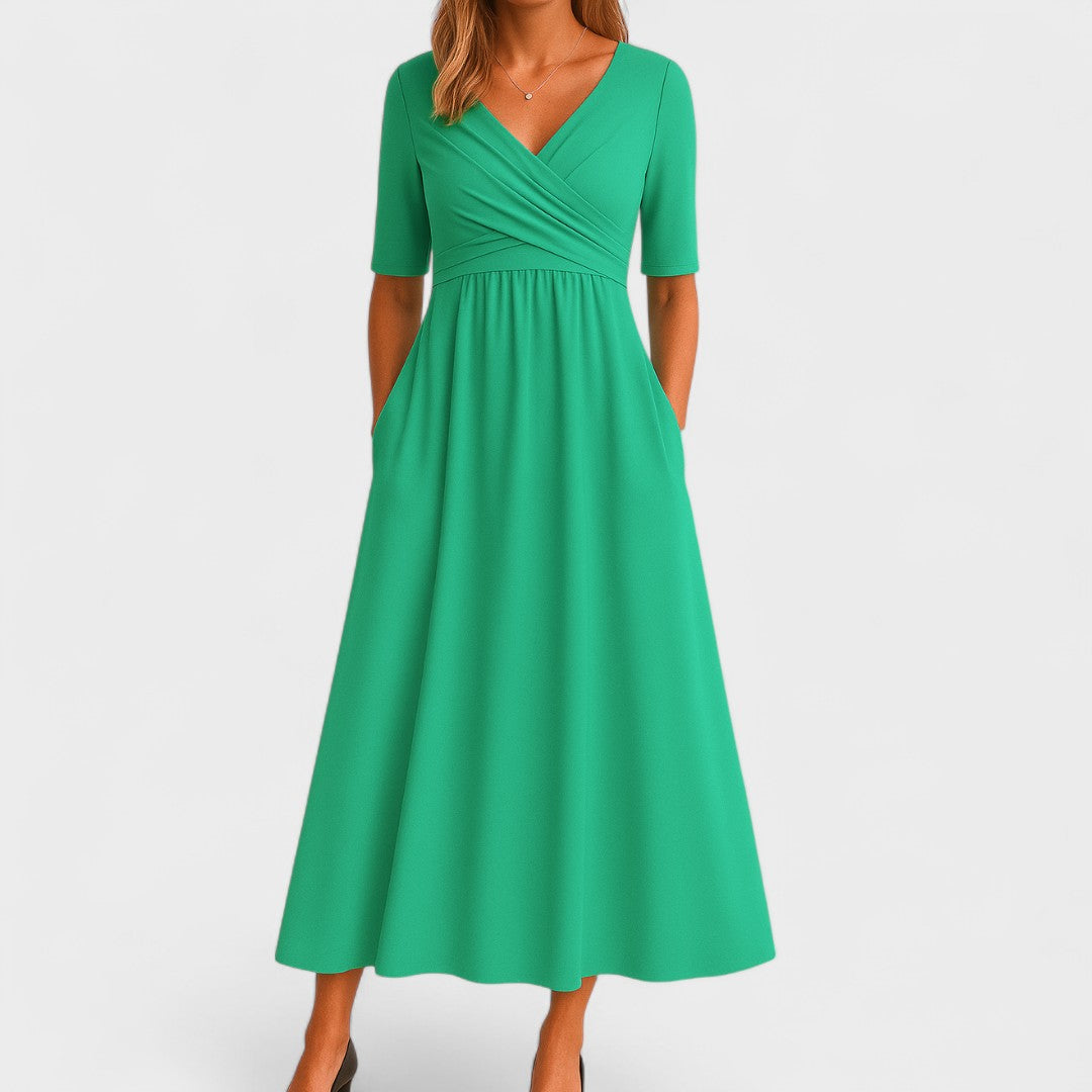 Alexandra - Elegante Midi-Kleid