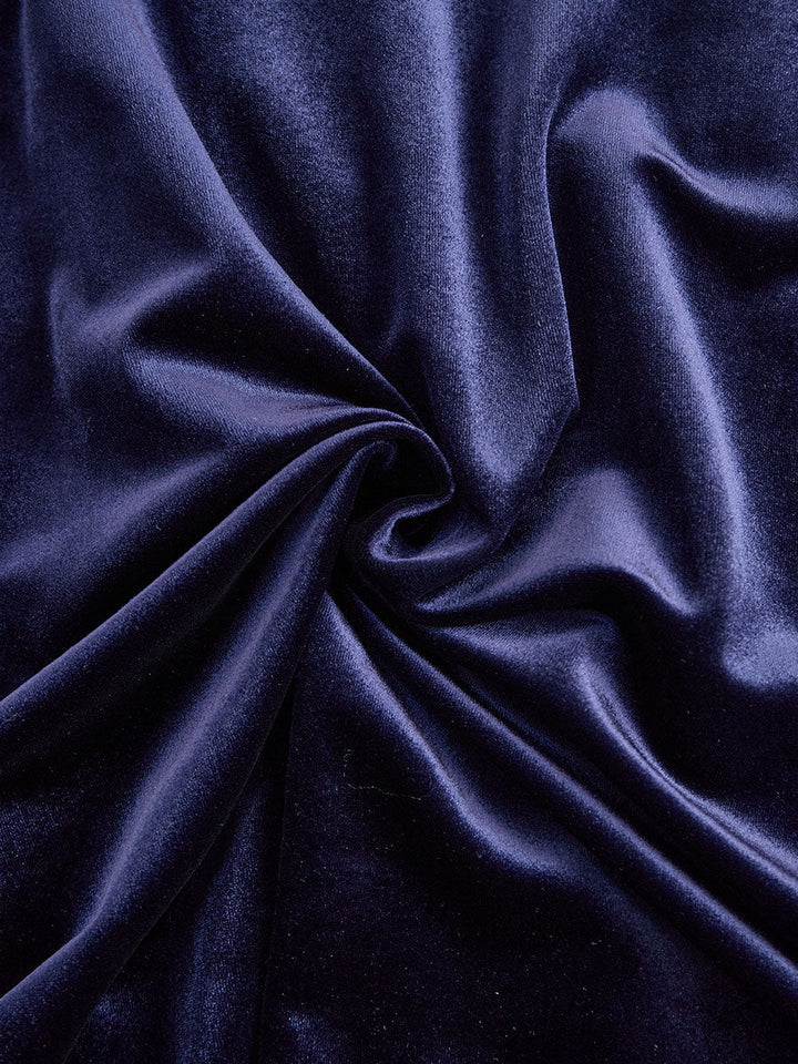 Greta - Marineblaues Midi-Kleid