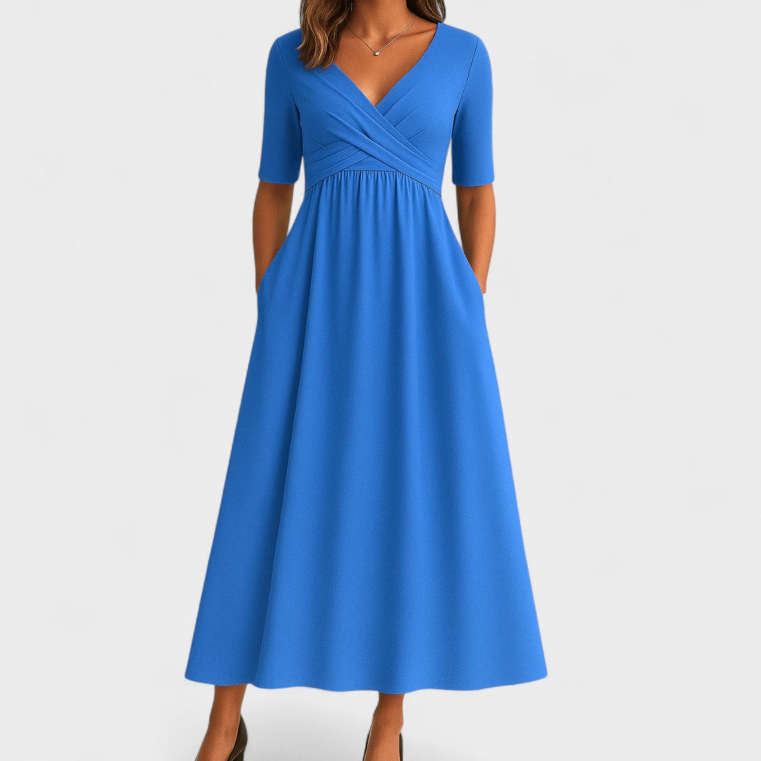 Alexandra - Elegante Midi-Kleid