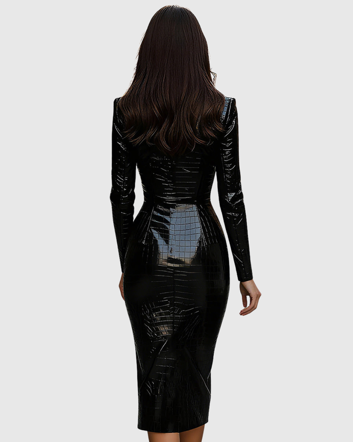 Jolanthe - Raffiniertes Midi-Kleid