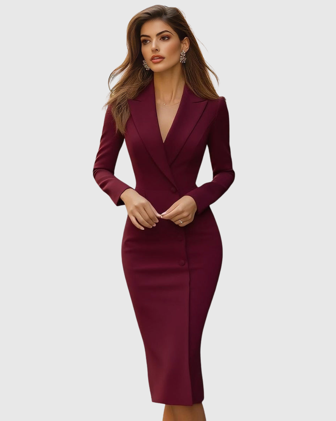 Viola - Elegantes Midi-Kleid