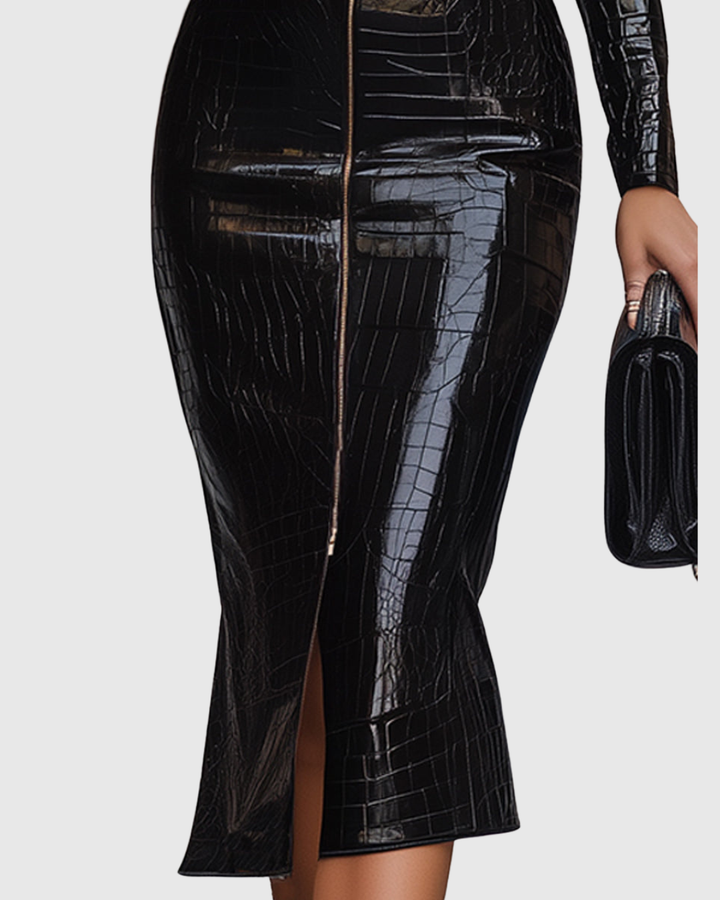 Jolanthe - Raffiniertes Midi-Kleid