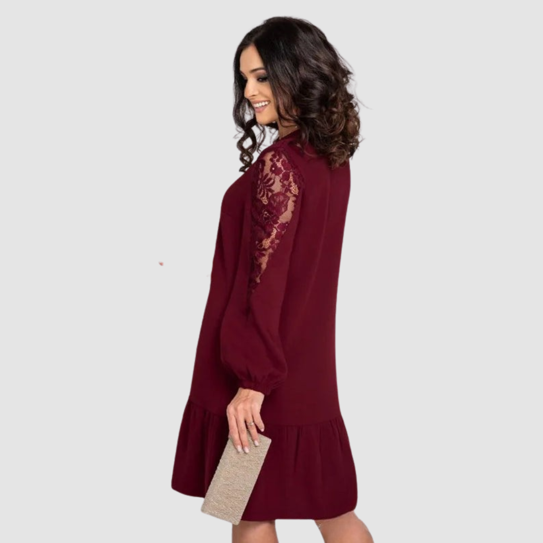 Hanna - Midi-Kleid mit Spitze