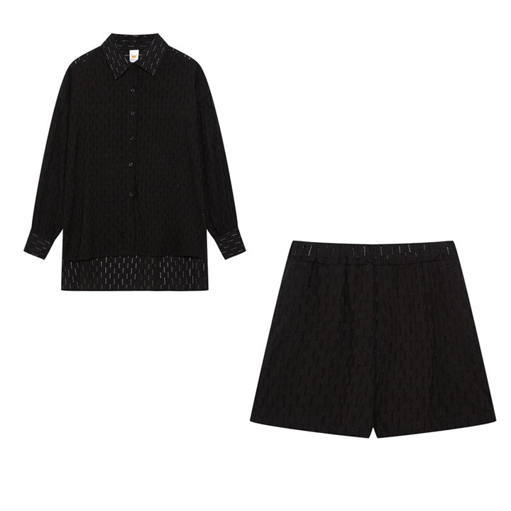 Marlene | Leichtes Blusen- und Shorts-Set
