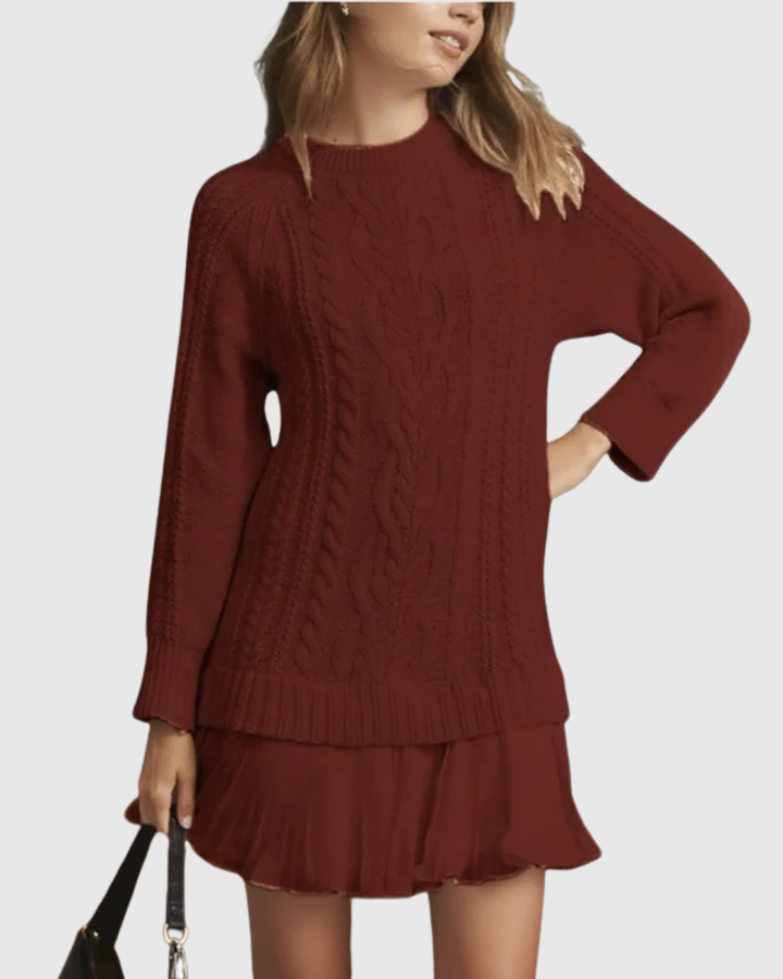 Hedwig - Klassisches Strickkleid