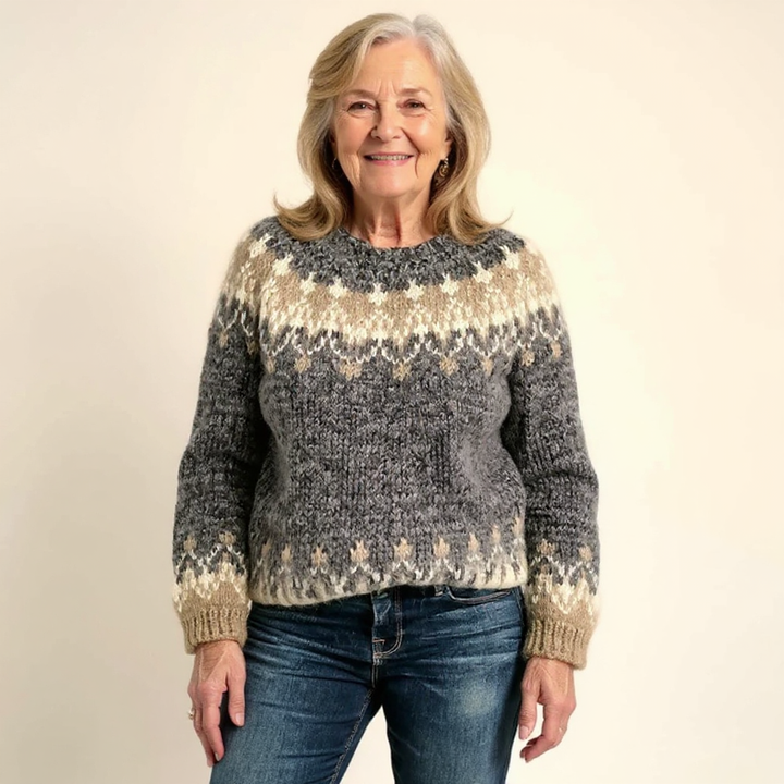 Angela | Vintage-Islandpullover
