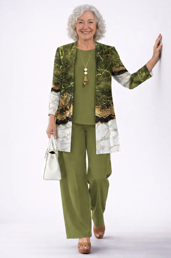 Adelheid | Elegantes dreiteiliges Damenset