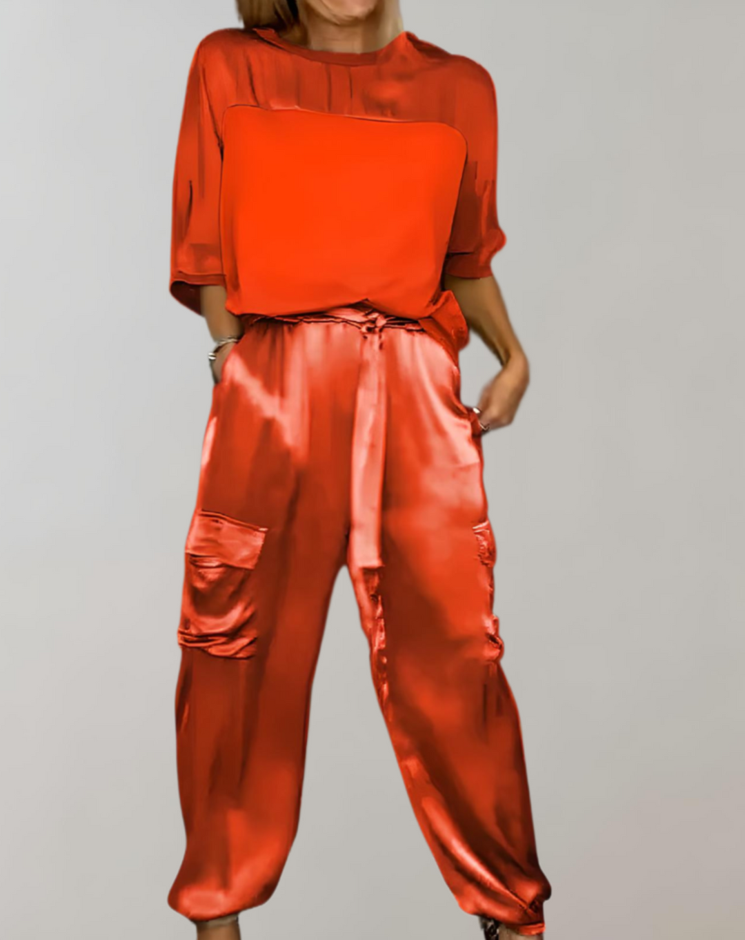 Frieda | Cargo-Lounge-Set aus Seide