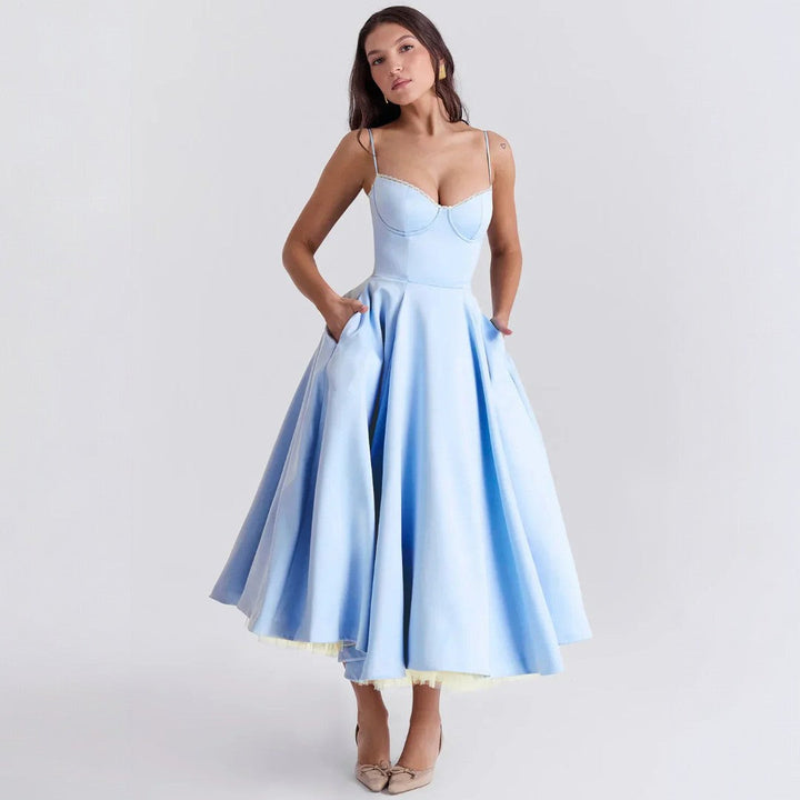 Britta | Midikleid aus Luxus