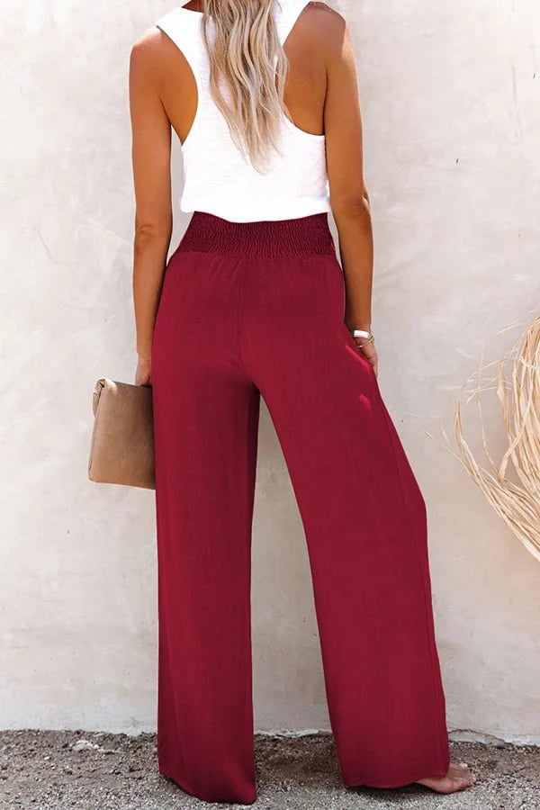 Rose | Entspannte High-Waist-Hose